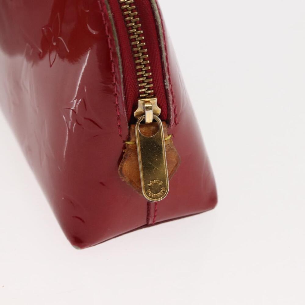 LOUIS VUITTON Monogram Vernis Pochette Pouch Rose Indian M90009 LV Auth BA6716 - Picture 8 of 16